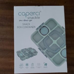 NIB Caperci Snackle On-the-go Snack Box Container